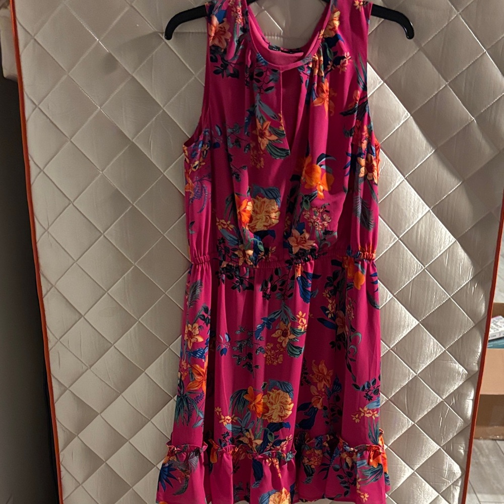 INC International Concepts Pink and Blue Dress